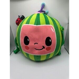 Cocomelon 2022 Watermelon Plush Toy w/ Ladybug by Jazwares NWT Singing Light Up
